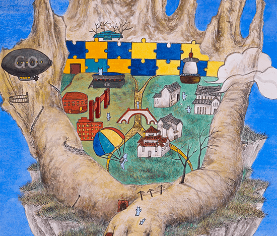 Pikazoo Chen Illustration - Utopia